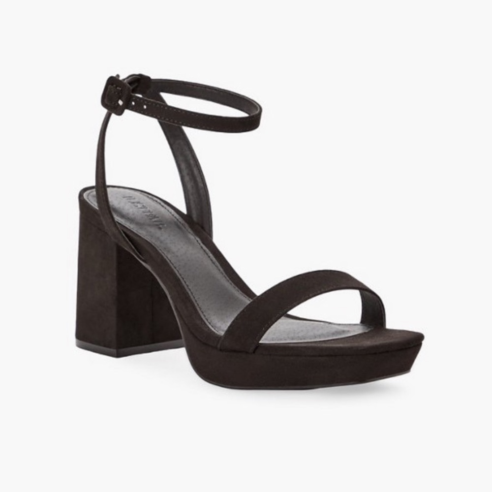 New in Box JustFab 9.5 Iris Black Dress Sandals